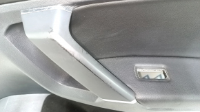 Front right door panel for VW Tiguan 18-20, black, black leather armrest, leather insert, with a squeaker, scratches, peeling handle coating