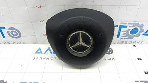 Mercedes C-Class W205 15-18 black, scratched steering wheel airbag
