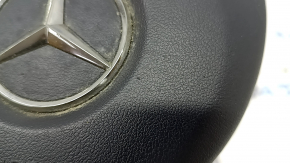 Mercedes C-Class W205 15-18 black, scratched steering wheel airbag