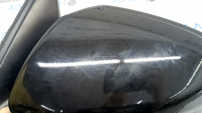 Left side mirror assembly Mercedes C-class W205 15-18 10+8+2 pins, turn signal, heated, with backlight, auto-dimming, BSM, black, scratches, scuffs