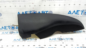 Right rear seat side trim for Mercedes C-class W205 15-18, black leather, scratches