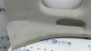 Mercedes C-class W205 15-18 headliner for panoramic windows, gray, creases, torn fasteners, needs dry cleaning