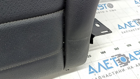 Backrest of the rear row 2 left Mercedes C-class W205 15-18 black leather, with a belt, perforation, scratches, dents