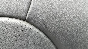 Backrest of the rear row 2 left Mercedes C-class W205 15-18 black leather, with a belt, perforation, scratches, dents