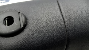 Backrest of the rear row 2 right Mercedes C-class W205 15-18 black leather, perforation, dents, scratches