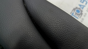Backrest of the rear row 2 right Mercedes C-class W205 15-18 black leather, perforation, dents, scratches