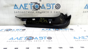 Right trunk door trim for VW Tiguan 09-18, black, worn, broken guide