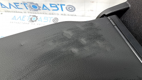 Rear seat backrest, 2nd row, center, Mercedes C-class W205 15-18, black leather, with armrest, scratches, dents