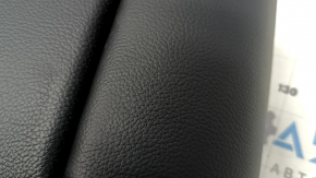Rear seat backrest, 2nd row, center, Mercedes C-class W205 15-18, black leather, with armrest, scratches, dents