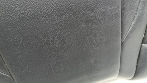 Rear seat cushion, 2nd row, Mercedes C-class W205 15-18, black leather, perforation, dents, scratches
