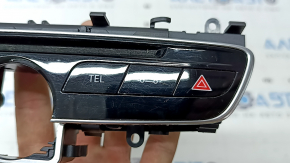 Mercedes C-class W205 15-18 center console button block for the clock, scratches