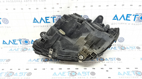 Right front headlight assembly for Mercedes C-class W205 15-18 halogen, with seal, scratches, broken mount, paint