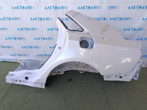 Lincoln MKZ 13-20 rear left quarter wing sawed off, white UG, rusty