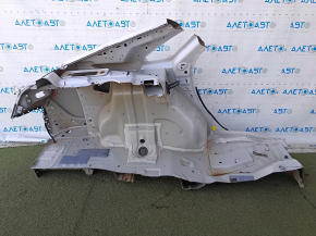 Lincoln MKZ 13-20 rear left quarter wing sawed off, white UG, rusty