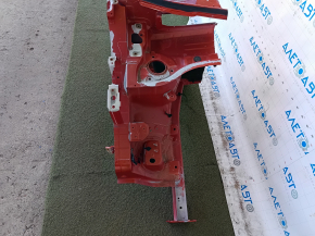 Front quarter right Hyundai Tucson 16-18 orange, with central pillar