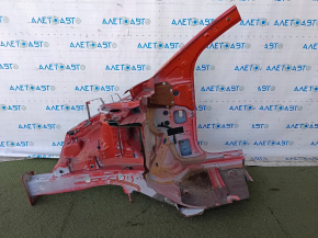 Front quarter right Hyundai Tucson 16-18 orange, with central pillar