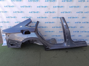 Quarter wing rear right VW Jetta 19-24 sawed off, with B-pillar, graphite, butts