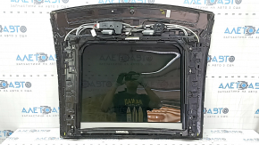 Front panoramic view mirror assembly for Mercedes C-class W205 15-21, gray curtain, sand, painted front trim, needs cleaning