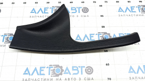 Rear right inner door sill trim for Mercedes C-class W205 15-18, black, scratches, broken fastening