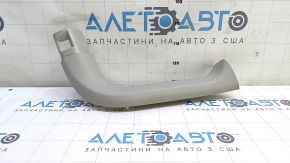 Right tailgate trim for Toyota Prius V 12-17, light gray, worn