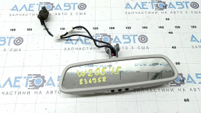 Mercedes C-Class W205 15-18 interior mirror, auto-dimming, backlight, Home Link, gray, dry-cleanable