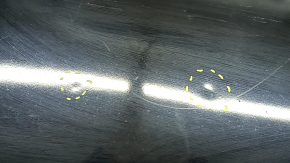 Mercedes C-class W205 15-18 aluminum trunk lid, black 040, dents, bumps, debris under the paint, streaks