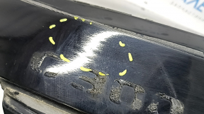 Mercedes C-class W205 15-18 aluminum trunk lid, black 040, dents, bumps, debris under the paint, streaks