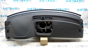 Torpedo front panel without AIRBAG Polestar 2 21-25 black, gray fabric inserts