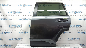 Rear left door assembly for Toyota Rav4 19-25, tinted, graphite 1G3, bumpers