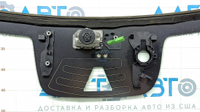 Volvo XC90 16-22 windshield, heated camera area, under the camera and rain sensor, chipped, FUYAO, broken sensor mount