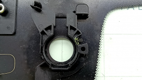 Volvo XC90 16-22 windshield, heated camera area, under the camera and rain sensor, chipped, FUYAO, broken sensor mount
