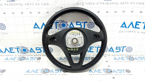 Mercedes C-class W205 15-21 steering wheel with paddle shifters, black leather, peeling, scratches
