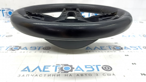 Mercedes C-class W205 15-21 steering wheel with paddle shifters, black leather, peeling, scratches