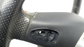 Mercedes C-class W205 15-21 steering wheel with paddle shifters, black leather, peeling, scratches