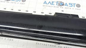Right threshold Mercedes C-class W205 300/350e/350h/400 15-18 black with chrome molding, scratches, in paint