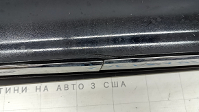 Right threshold Mercedes C-class W205 300/350e/350h/400 15-18 black with chrome molding, scratches, in paint
