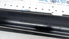 Right threshold Mercedes C-class W205 300/350e/350h/400 15-18 black with chrome molding, scratches, in paint