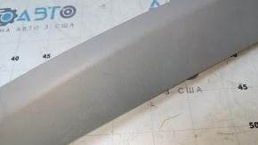 Upper trunk lid trim for Toyota Highlander 2008-2013, gray, scratches, broken fastener