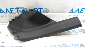 Rear right door sill plate for Polestar 2 21-25, black, scuffed