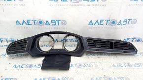 Central dashboard trim for VW Tiguan 18-22, graphite, with air vents, scratched
