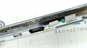 Mercedes C-class W205 trunk lid molding, chrome, broken fasteners, paint, scratches