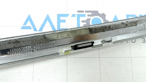 Mercedes C-class W205 trunk lid molding, chrome, broken fasteners, paint, scratches