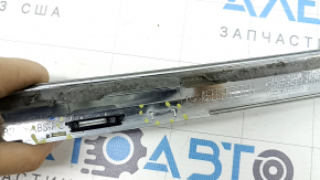 Mercedes C-class W205 trunk lid molding, chrome, broken fasteners, paint, scratches