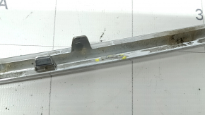 Mercedes C-class W205 15-18 rear bumper center molding, chrome, broken part, broken fasteners, scratches
