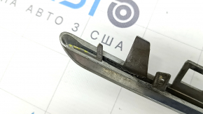 Mercedes C-class W205 15-18 rear bumper center molding, chrome, broken part, broken fasteners, scratches
