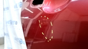 Toyota Prius 50 16-18 red 3T7 rear right door, bare, bumper