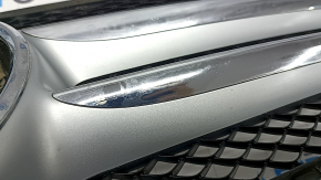 Mercedes C-class W205 15-18 radiator grille assembly with emblem, chrome molding, under the camera, sand, in paint