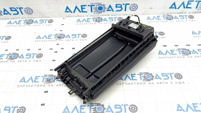 Mercedes C-class W205 15-18 center console armrest, black leather, with backlight