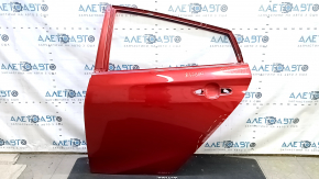 Bare rear left door Toyota Prius 50 16-18 red 3T7, scratches, dented