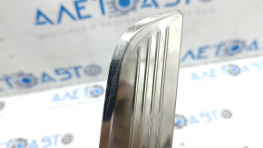 Front left outer door sill trim for Mercedes C-class W205 15-18, chrome, no backlight, dents, scratches